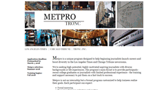 Desktop Screenshot of metpronews.com